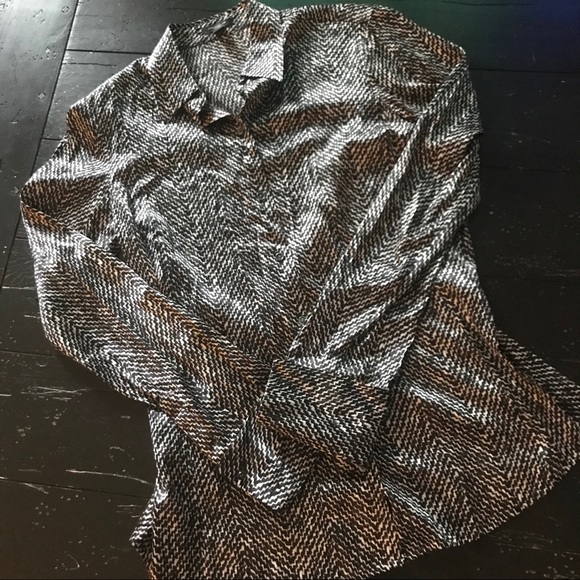 ☑️ANN TAYLOR Silk Blouse - Picture 1 of 8